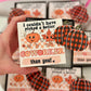 We couldn't have PICKED a better teacher than you!Plaid Pumpkin Earrings!Teacher appreciation gift! Personalized card,box & ribbon included!