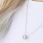 NON- Tarnish! Thank you for standing by me! Dainty Necklaces With Box And Ribbon, High Quality stainless steel plated, bridesmaid necklace