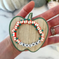 Happy 1st Day of school Apple Teacher Bracelet, card, box & ribbon!