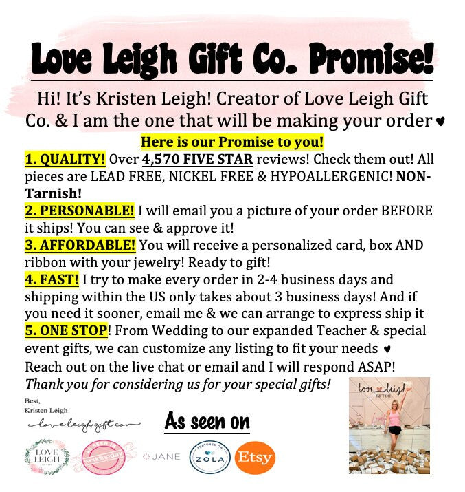 High School's Final Chapter, Senior Year Gift! CZ Stone Dainty Necklace, Non-Tarnish, hypoallergenic, card, box + ribbon included! (Copy)