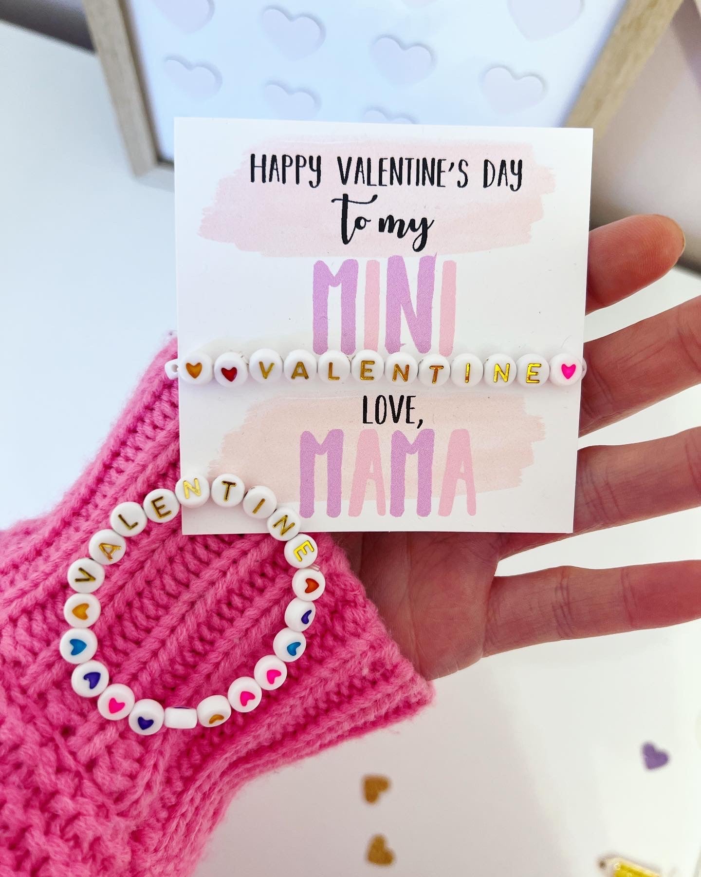 Mini & Mama Set of Valentine Bracelets
