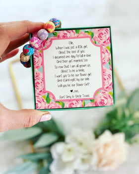 Flower Card & Flower Charm Bracelet – Love Leigh Gift Co.