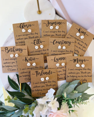 Knot Bridal Party Earrings