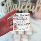 Apple Teacher Bracelet Gift! Fall Card