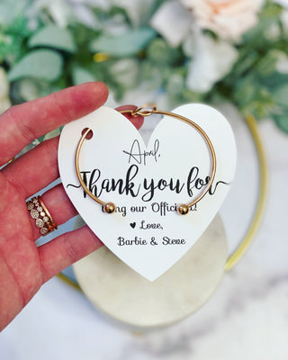 Thank You for Being Our Officiant