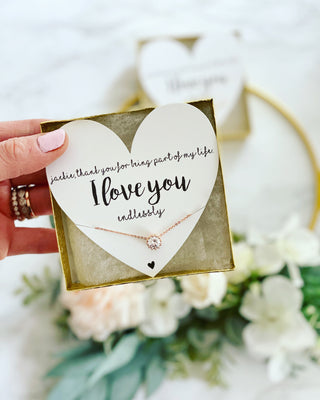 I Love You Endlessly CZ Necklace
