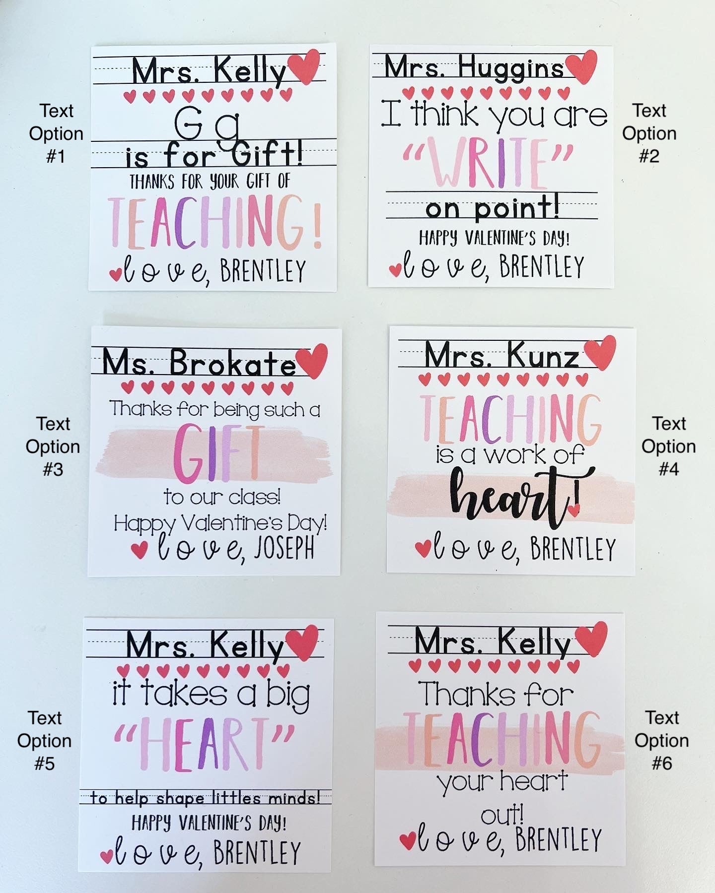 Valentine's Day Teacher Gift Ideas