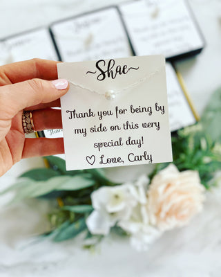 Bridal Party Pearl Necklace