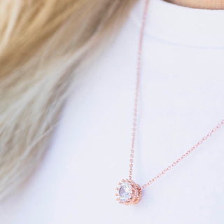 Just the Cubic Zircon Dainty Necklace