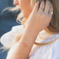 Floral Wreath Bridal Party Bangles with Bible Verse