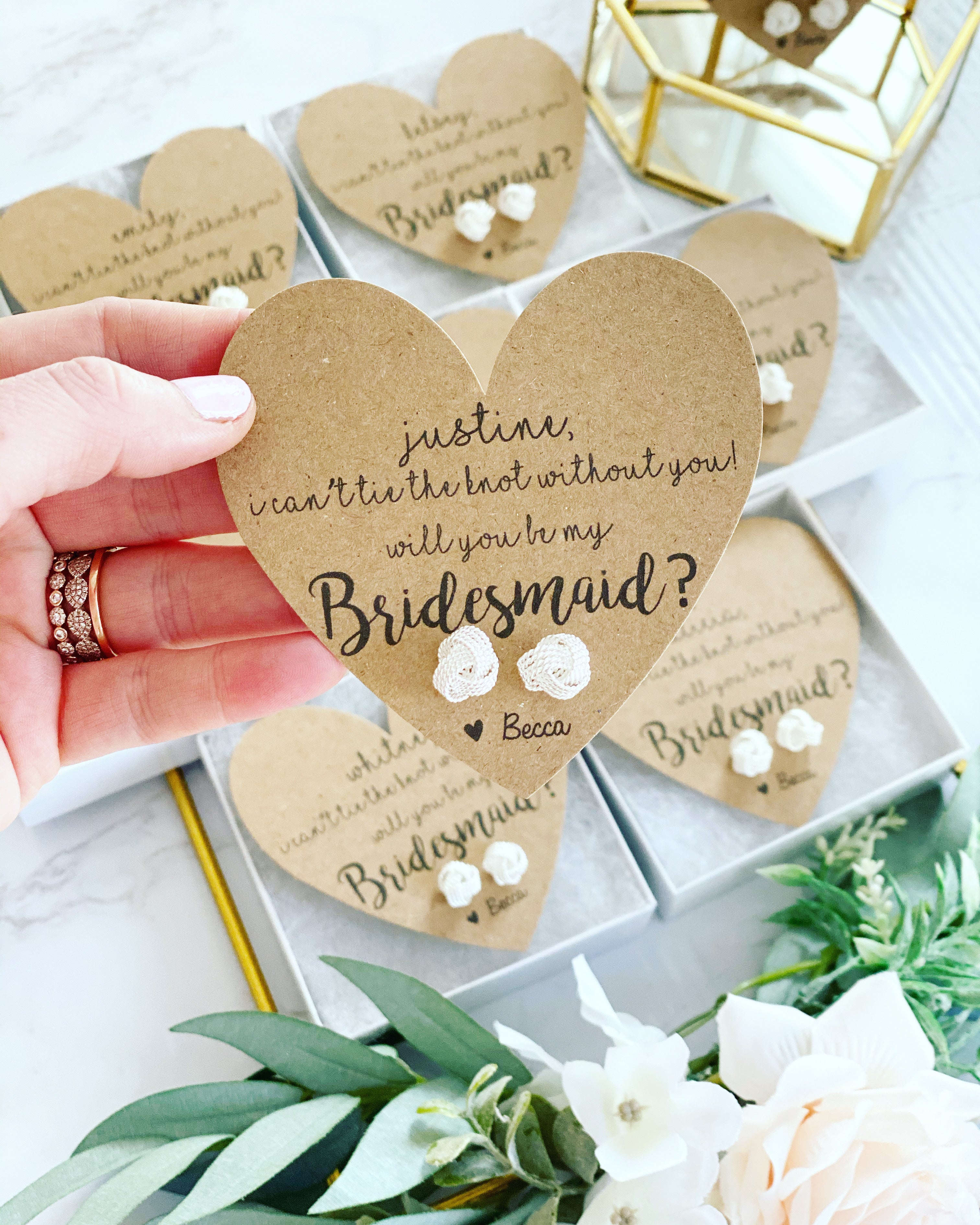 Custom Bridesmaid Gift Box Set | Pretty Robes – PrettyRobes.com