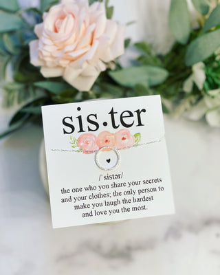 Sister Circle Pendant Necklace