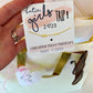 Iridescent Gold Handle Girls Trip Bag with Necklace & Glasses