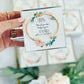 I'm Such a Lucky Bride! Knot Bangle & Floral Wreath Card
