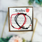 Magnetic Charm! First Day of School! Dad or Mom and Son Adjustable Bracelets