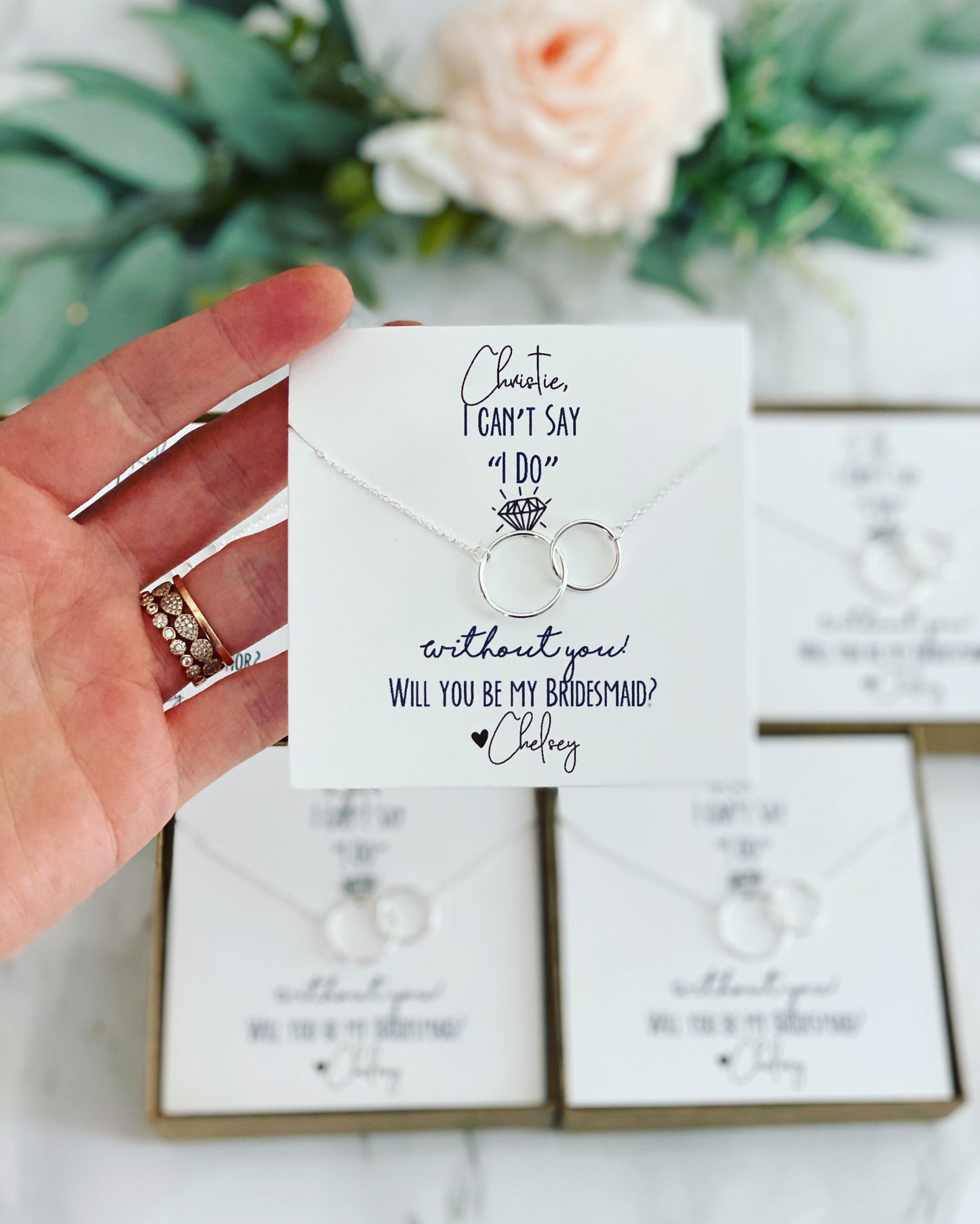 Can't Say "I Do" Without You! Infinity Necklace