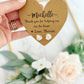 Silver Knot Bridesmaid Earrings & Heart Card
