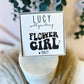 Flower Girl Thank You or Proposal Necklace! Dainty
