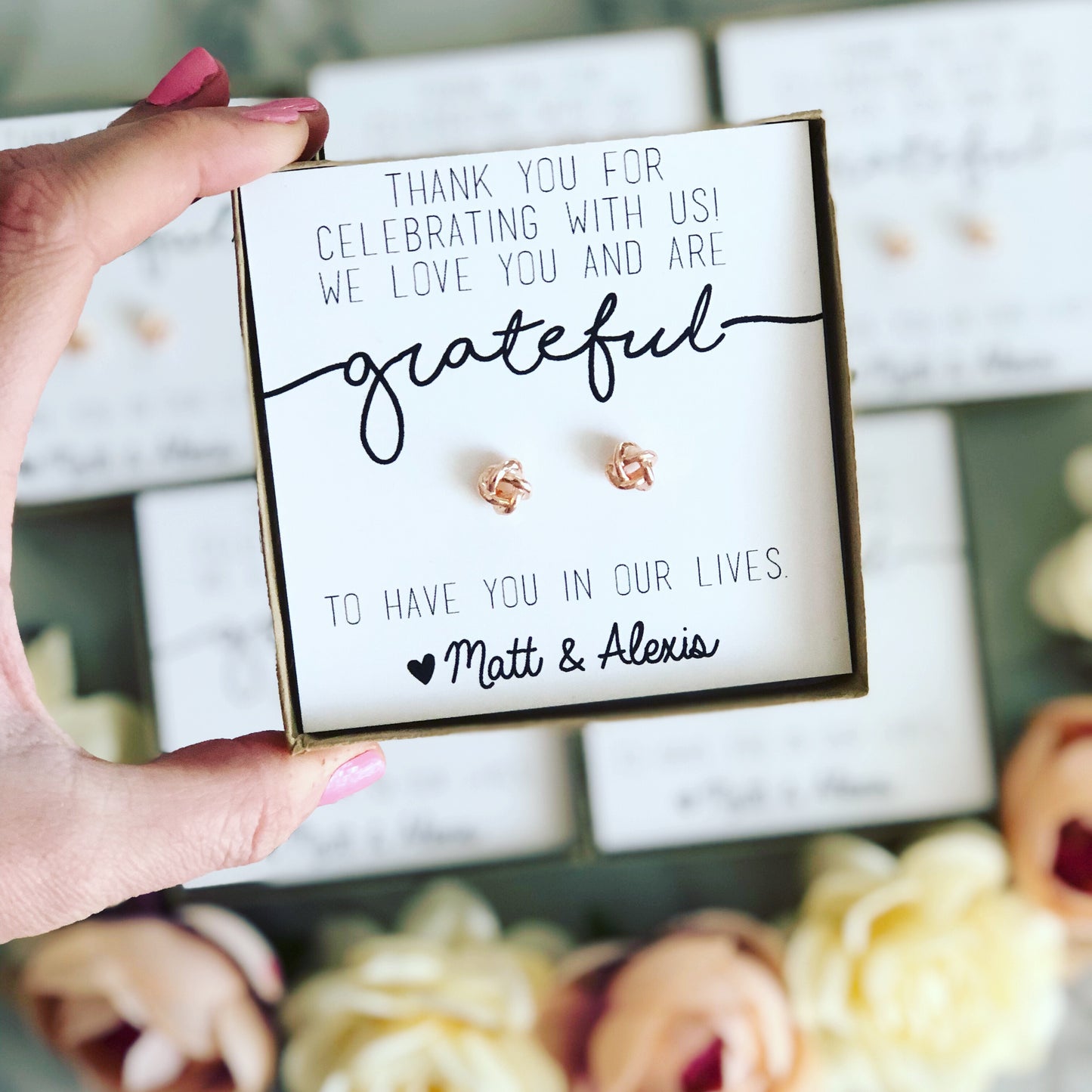 Grateful For You! Wedding Thank You Gift