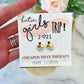 Girls Trip Gold & Marble Studs