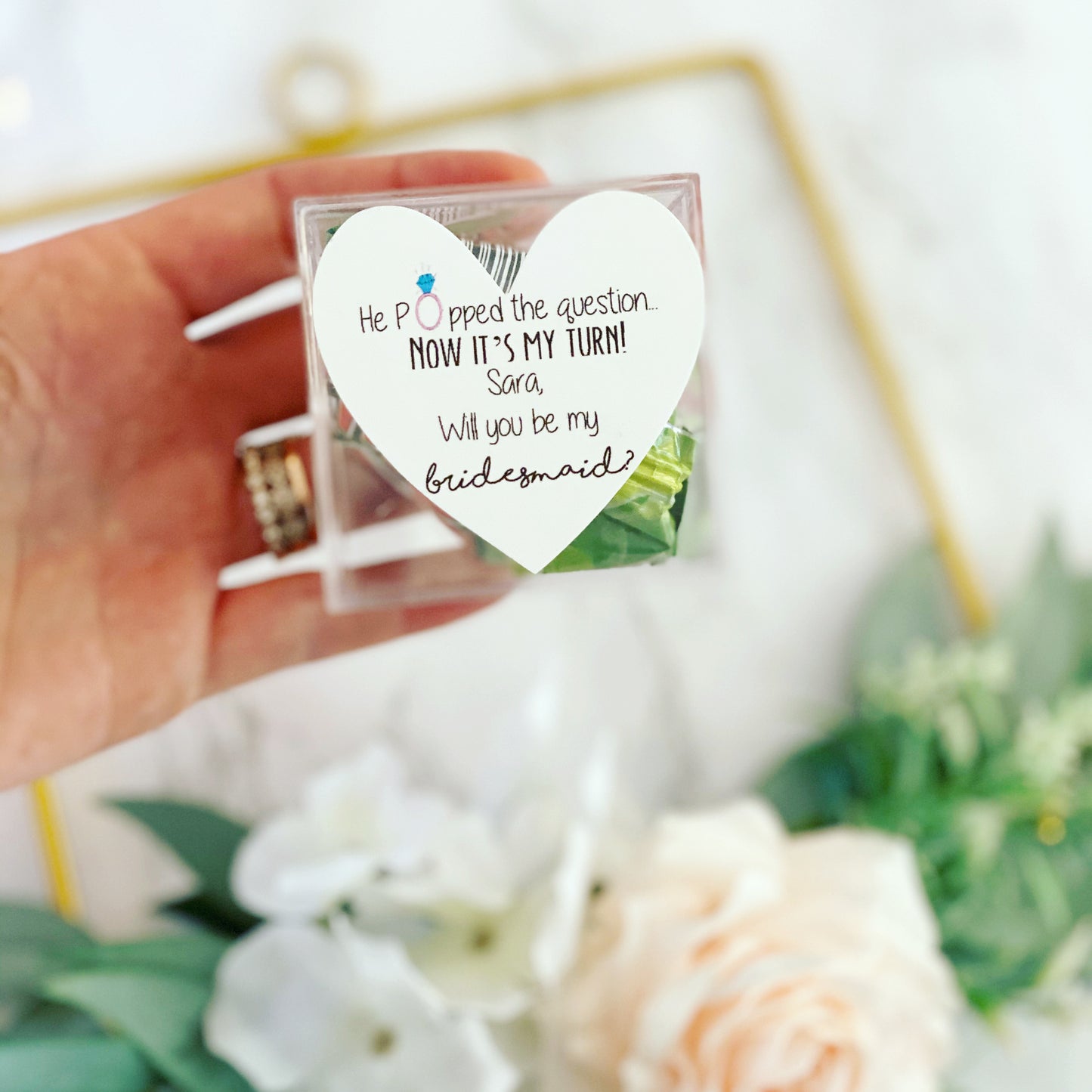 Pop the Question Ring Pop Gift