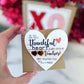 Valentine's day heart studs teacher gift!