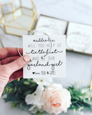 Garland Girls!  Knot Flower Girl Bangle