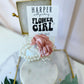 Retro Flower Girl Pearl Beaded Flower Corsage Bracelet
