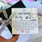 20th, 30, 40, 50, 60th Birthday Best Friend Necklace
