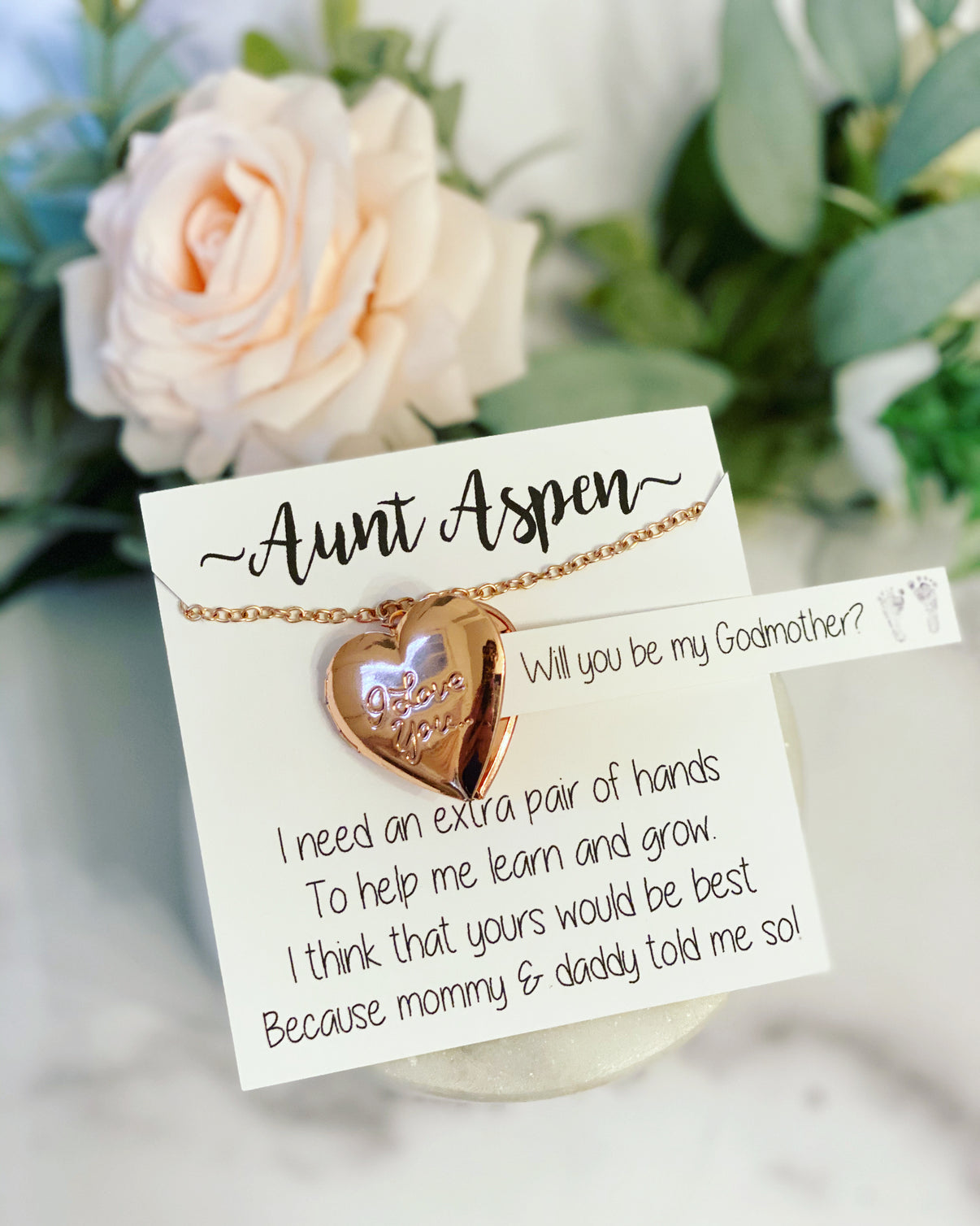 Godmother locket Clearance