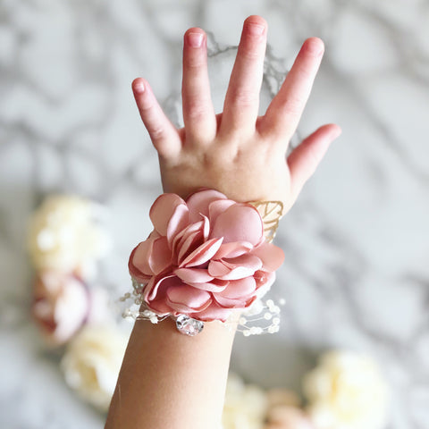 Rose Flower Bracelet - Handmade With Love
