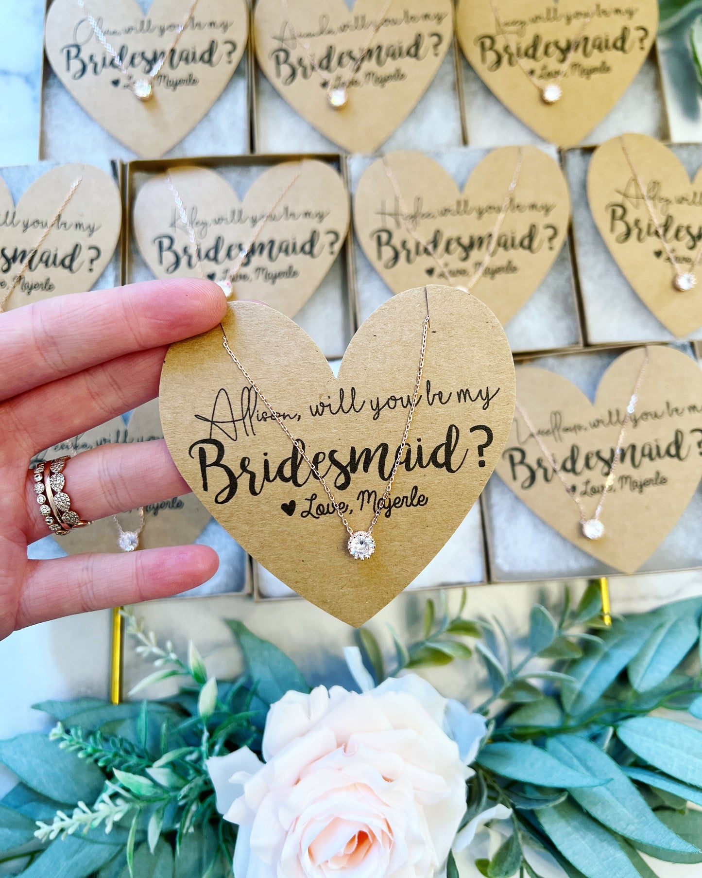 Be My Bridesmaid? Cubic Zircon Necklace