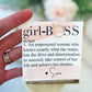 Girl Boss Definition Necklace