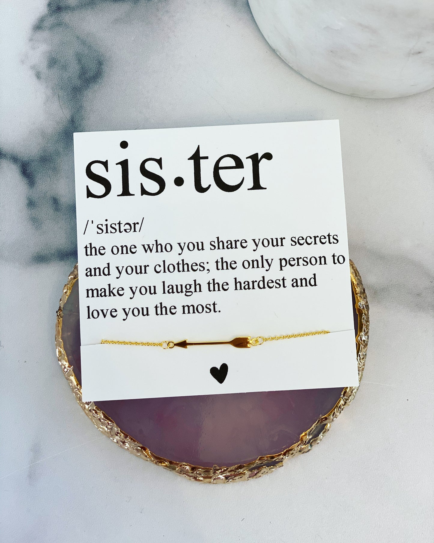Sister Arrow Necklace