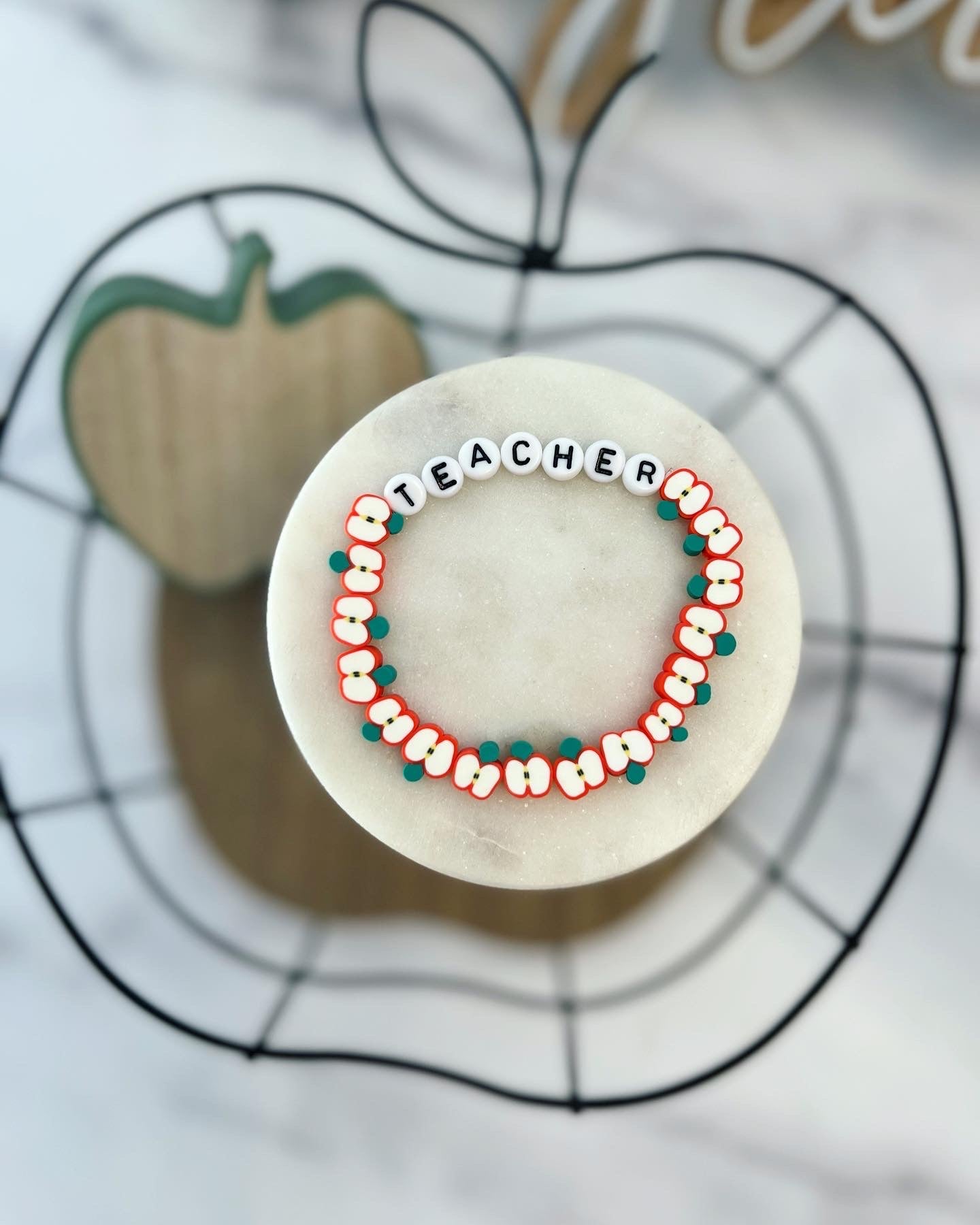 Teacher Bracelet Holiday Gift! Santa's Favorite