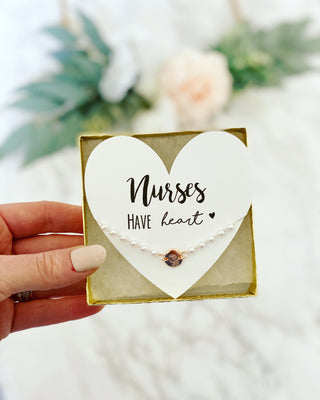 Pearl Bracelet Nurse Thank You