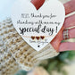 Bridesmaid Heart Necklace! Special day
