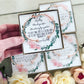 Floral Wreath Bridal Party Bangles with Bible Verse