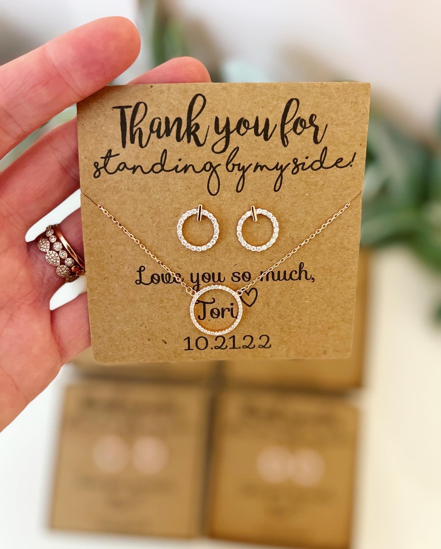 Thank You for Standing By My Side! Bridal Party Gift Set