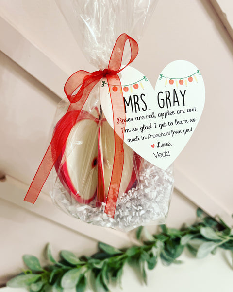 First Day of School Teacher gift! Apple Notepad! – Love Leigh Gift