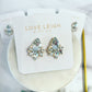 Just the Clear or Light Blue Opal Earrings
