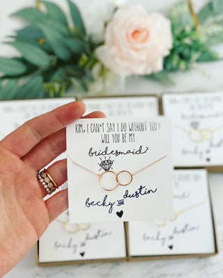 Infinity Necklace Be My Bridesmaid?
