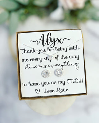 Bridesmaid Thank You Necklace