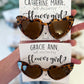 Flower Girl Heart Sunglasses