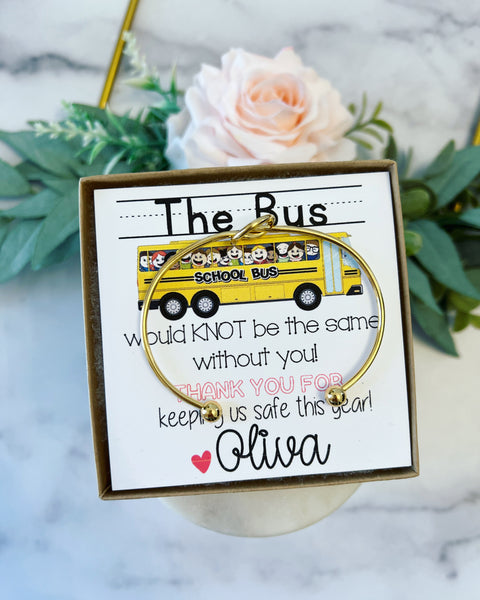 Leather Rope Knot Bus Driver End of Year Thank You Gift – Love Leigh Gift  Co.