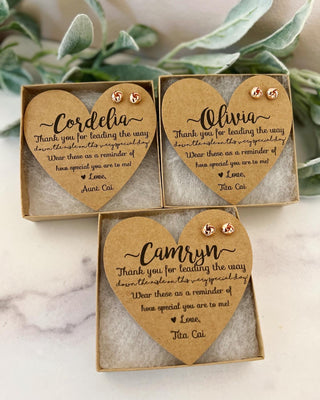 Flower Girl Knot Earrings