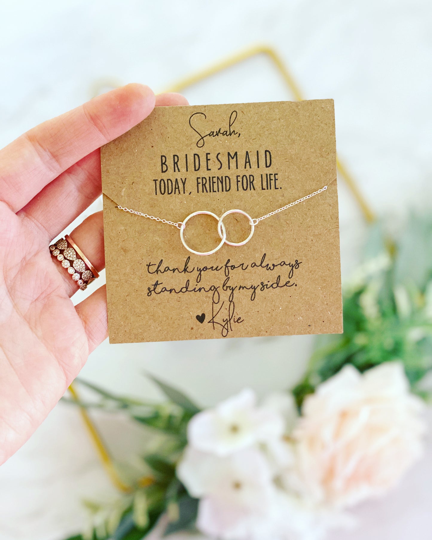 Bridesmaid Gift! Infinity Necklace