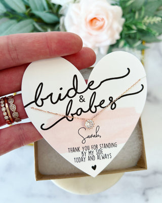 Bride & Babes Bridesmaid Necklace