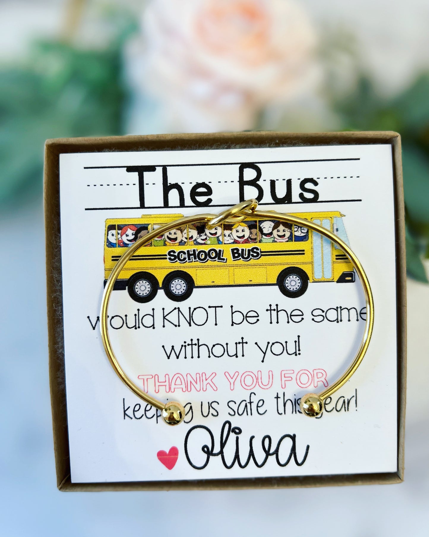 Bus Driver End of Year Thank You Gift