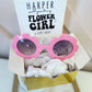 Retro Flower Girl Flower Sunglasses